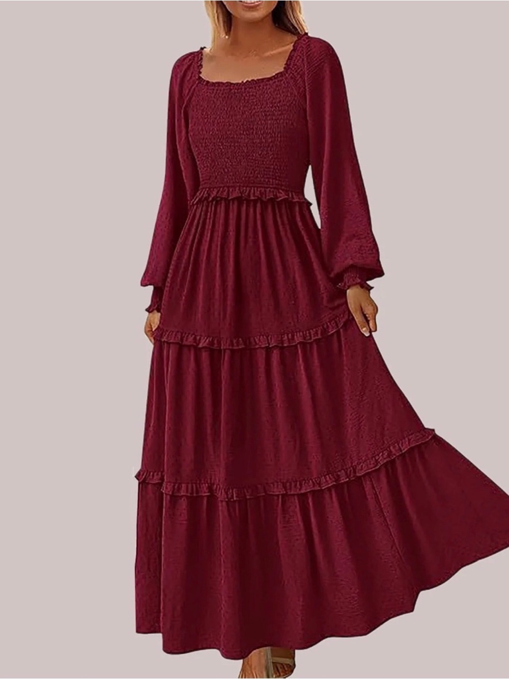 Pretty Garden Swiss Dot Tiered Prairie Max Dress